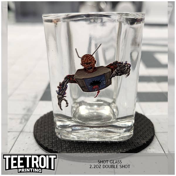 Teetroit Printing LLC - Wholesale Shot glass - Horror Shot Glasses3