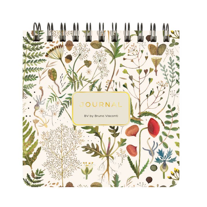 Pocket Art Journal  - Greens and Flowers for wholesale by BV by Bruno Visconti