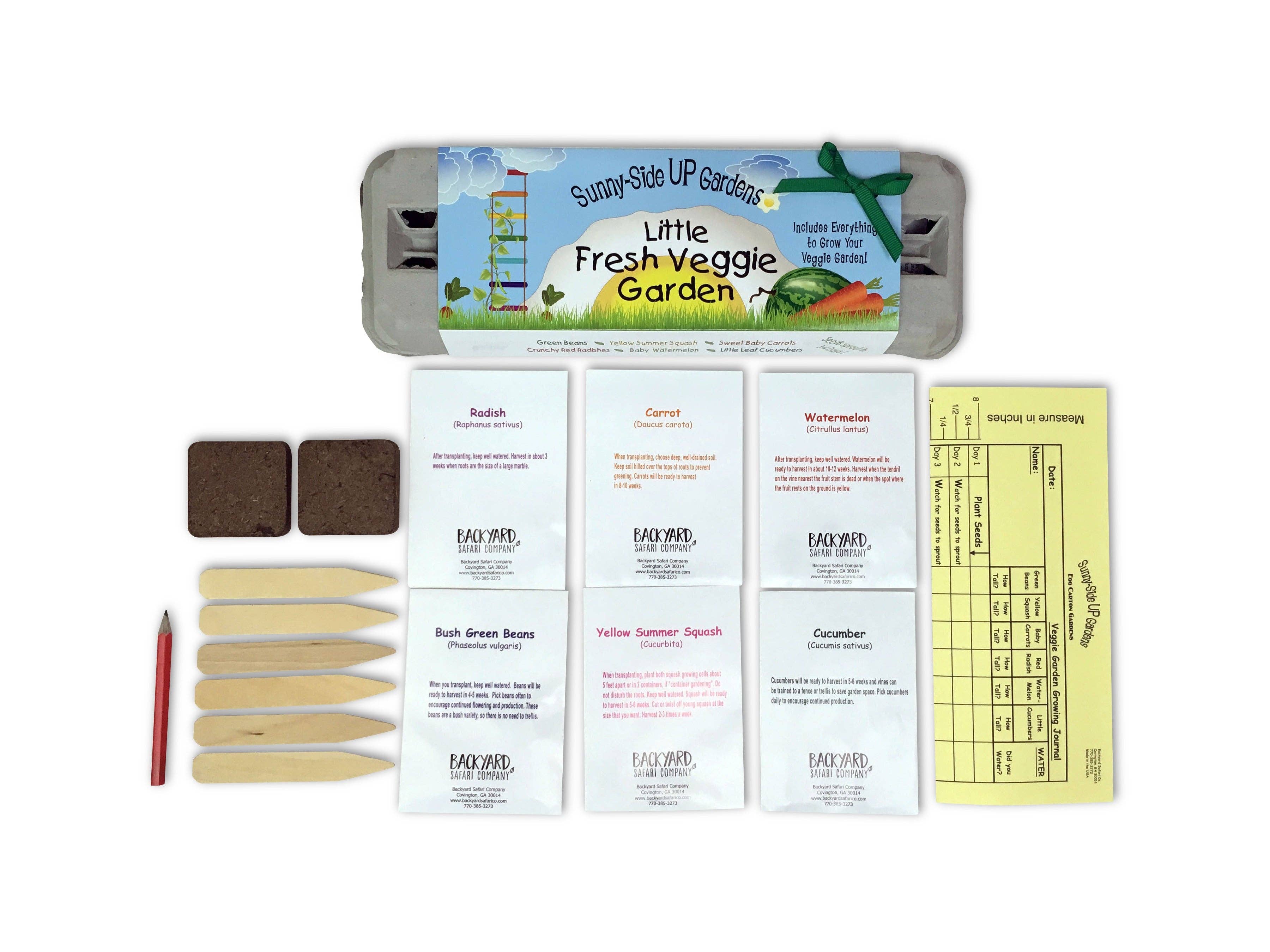 Backyard Safari Company - Wholesale Plant Seeds - Little Fresh Veggie Garden Grow Kit1