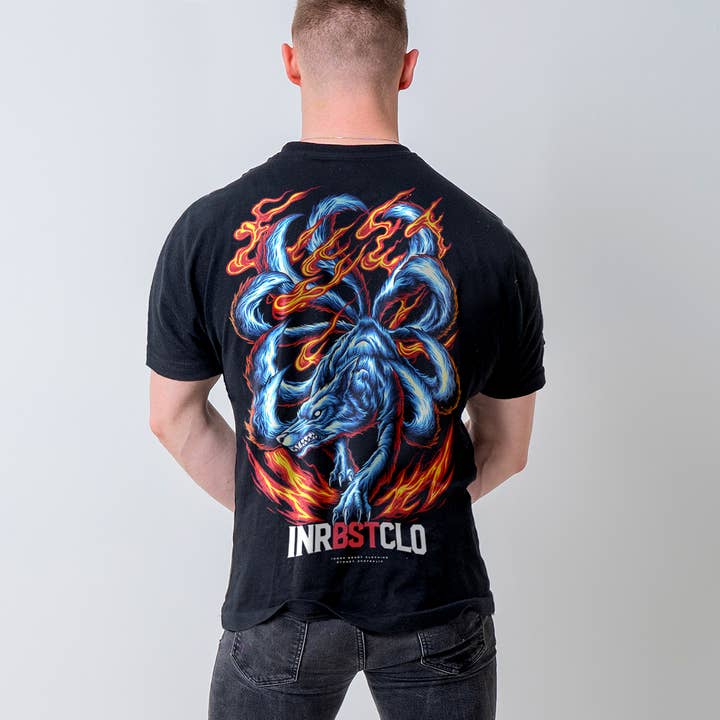 9 Tailed Fox Tee for wholesale by Inner Beast Clothing