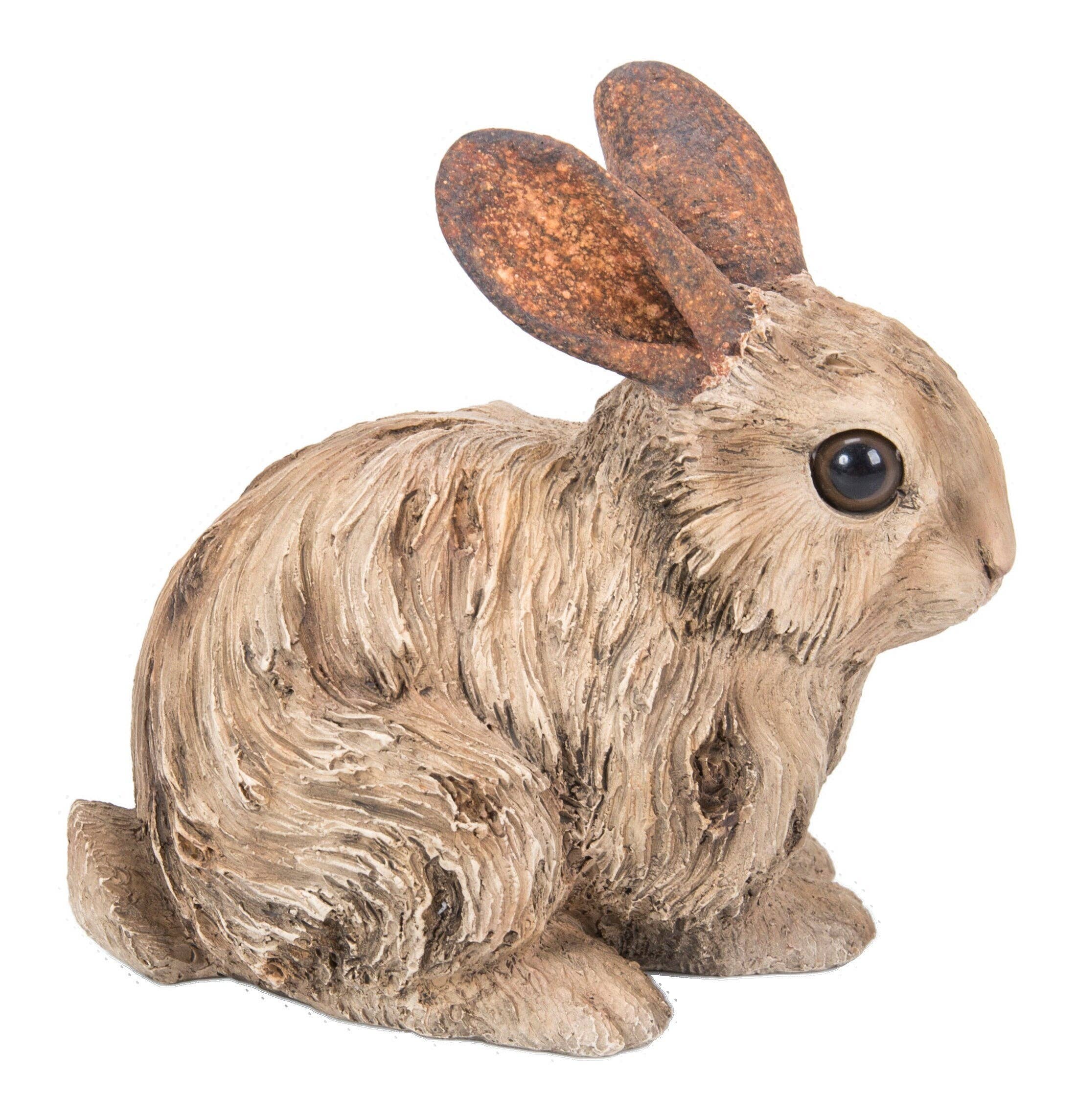Hi-Line Gift Ltd. - Wholesale Decorative Figurine - Small Driftwood Rabbit Statue6
