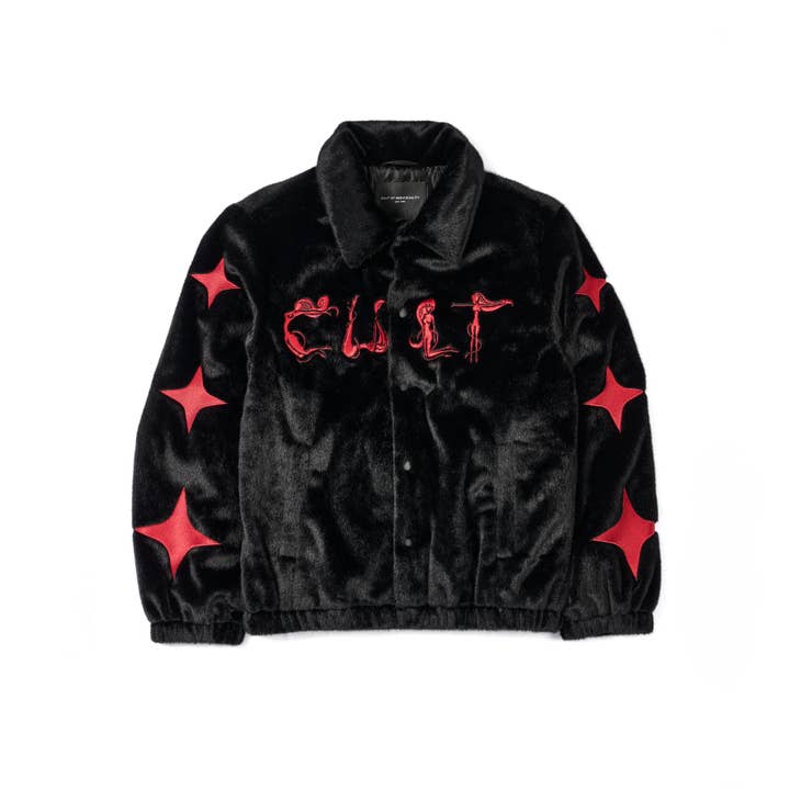 Cult's Polar Fleece Jacket in Black for wholesale on Faire