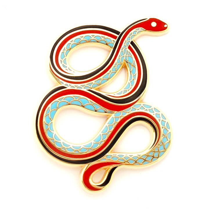 San Francisco Garter Snake Pin for wholesale by Shoal