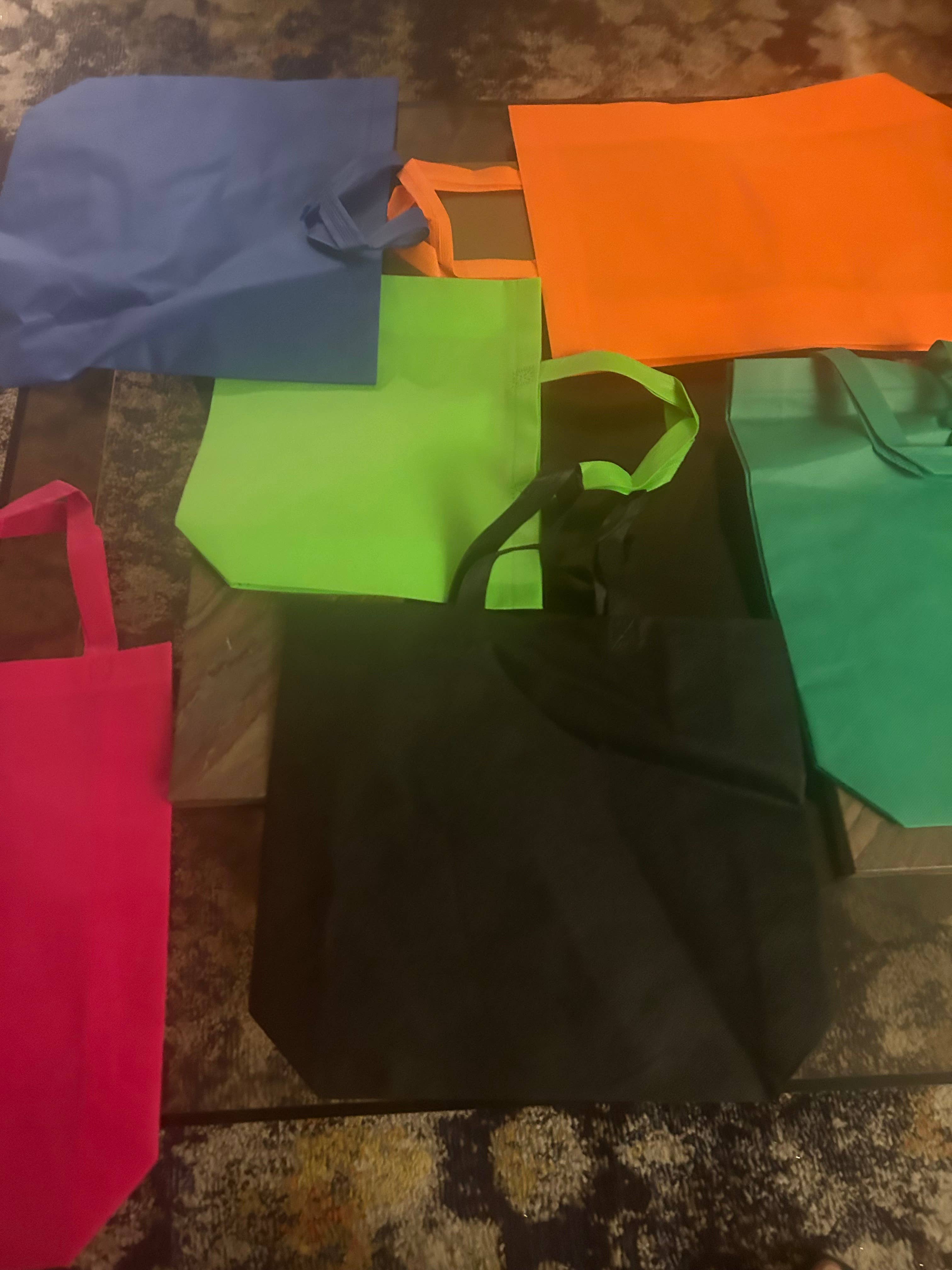 SugarQuoteMeNot LLC - Vendita all'ingrosso Borsa per shopping/spesa - 👀.75 centesimi**BRAND ME**Borsa per la spesa ecologica riutilizzabile in tessuto non tessuto7