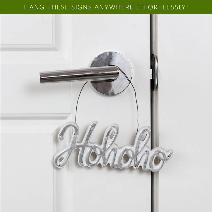 Kurated Korner - Wholesale Ornament - AuldHome Design Large Christmas Word Art Ornaments1