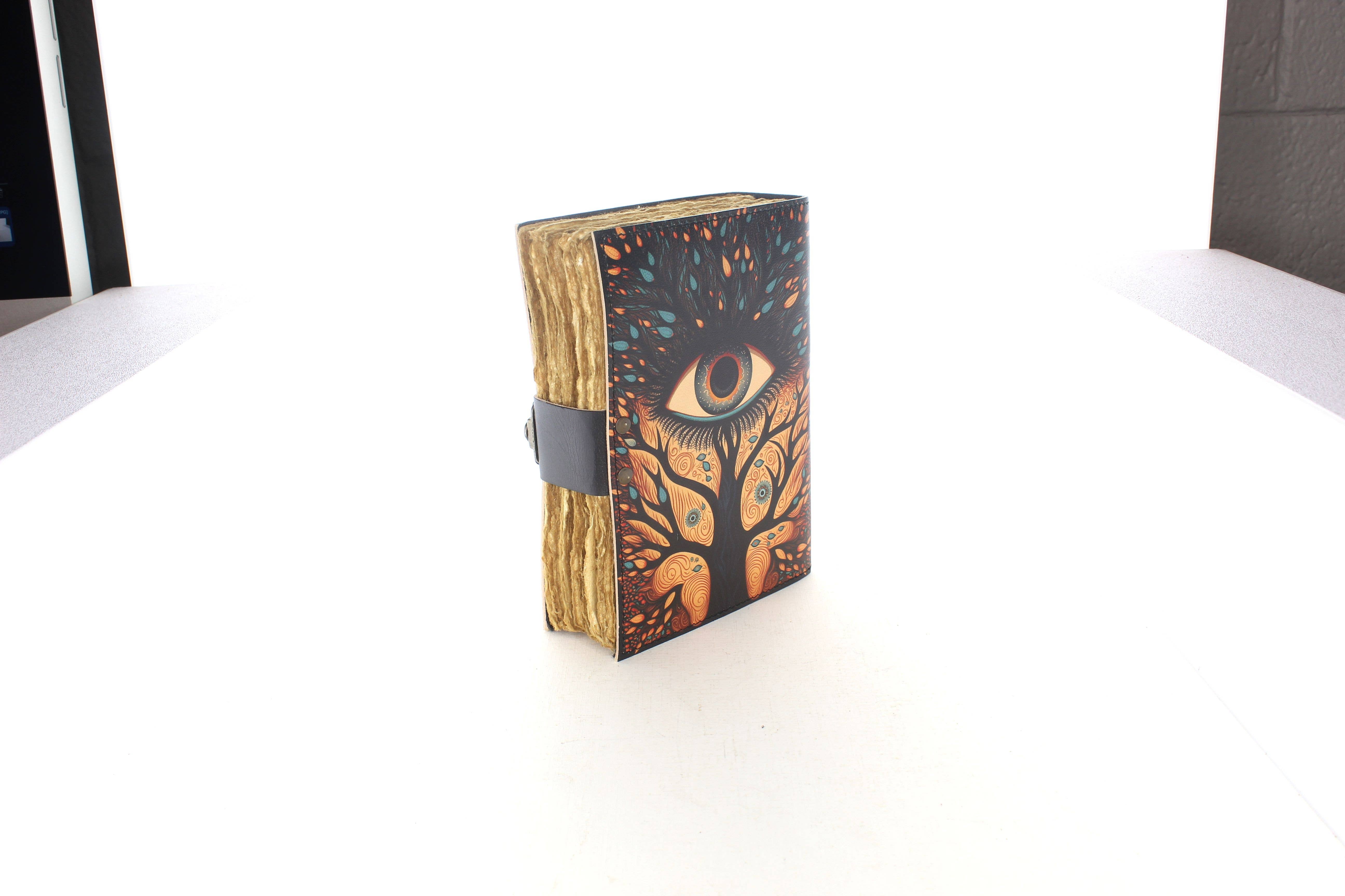 HHH Designs – wholesale Journal och dagbok – Tryckt ögonträd läderjournal, varje2