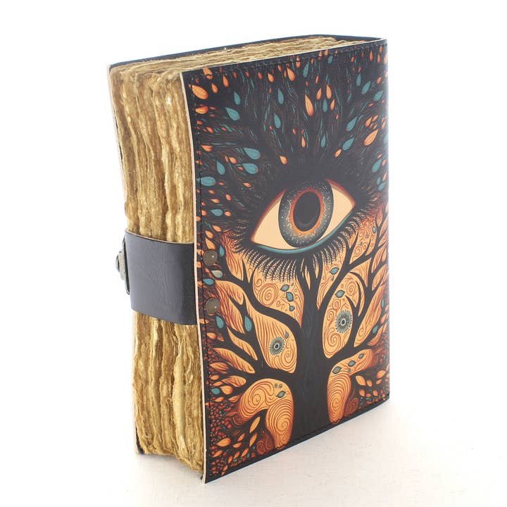 HHH Designs - Vendita all'ingrosso Diari/agende - Diario in pelle con albero stampato, ciascuno2