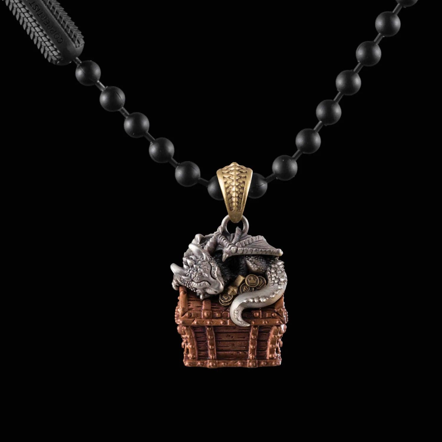 Coppertist.wu - Vendita all'ingrosso Ciondolo/pendente - Ciondolo Dragon Treasure Chest4