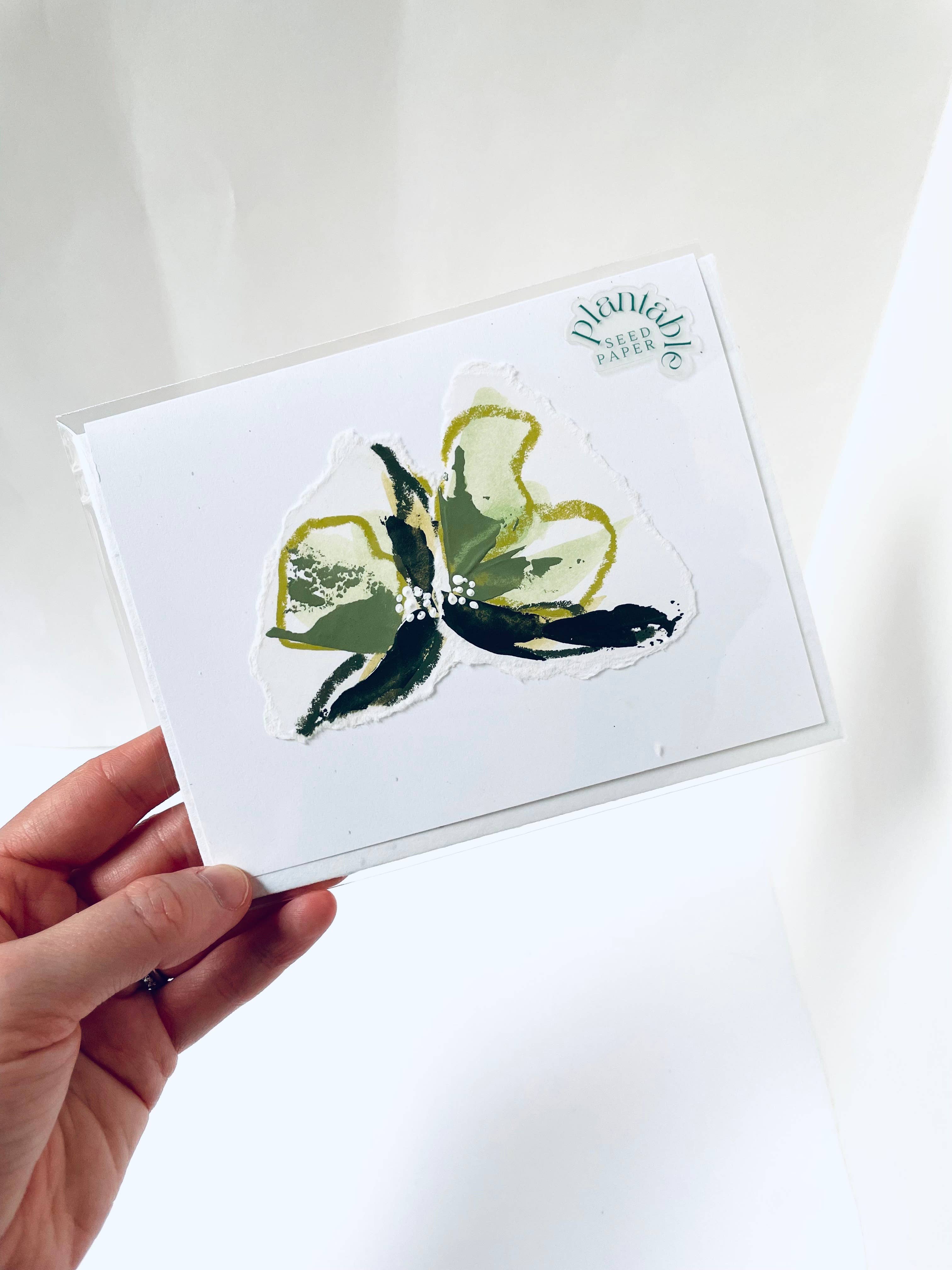 Atelier By Cat - Vendita all'ingrosso Biglietti di auguri generici - Biglietti di carta seminabile dipinti a mano, ecologici piantabili18