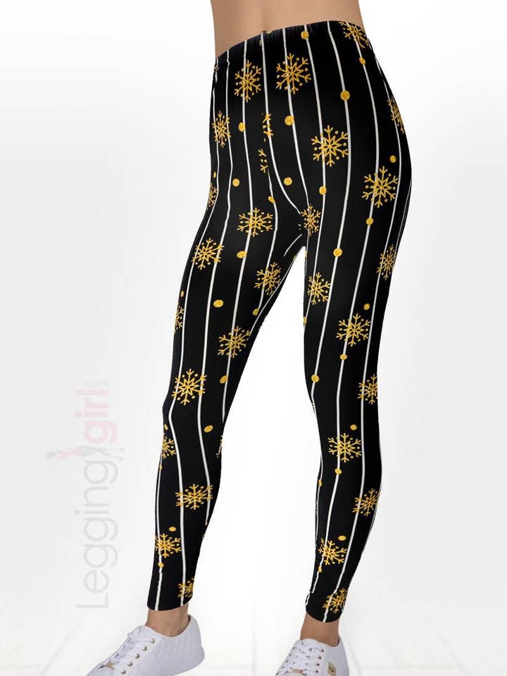 Golden Snowflake for wholesale by LeggingGirl.com
