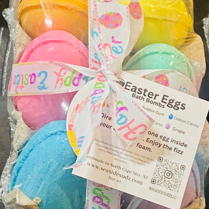 Seaside Sudz, LLC - Wholesale Bath Bomb/Fizz - Easter Egg Bath Bomb Set, Bath Bombs, Gifts, Bath Fizz2