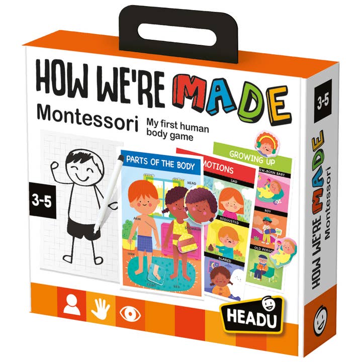 How We Are Made Montessori - Educational Preschool Toy for wholesale by Headu USA