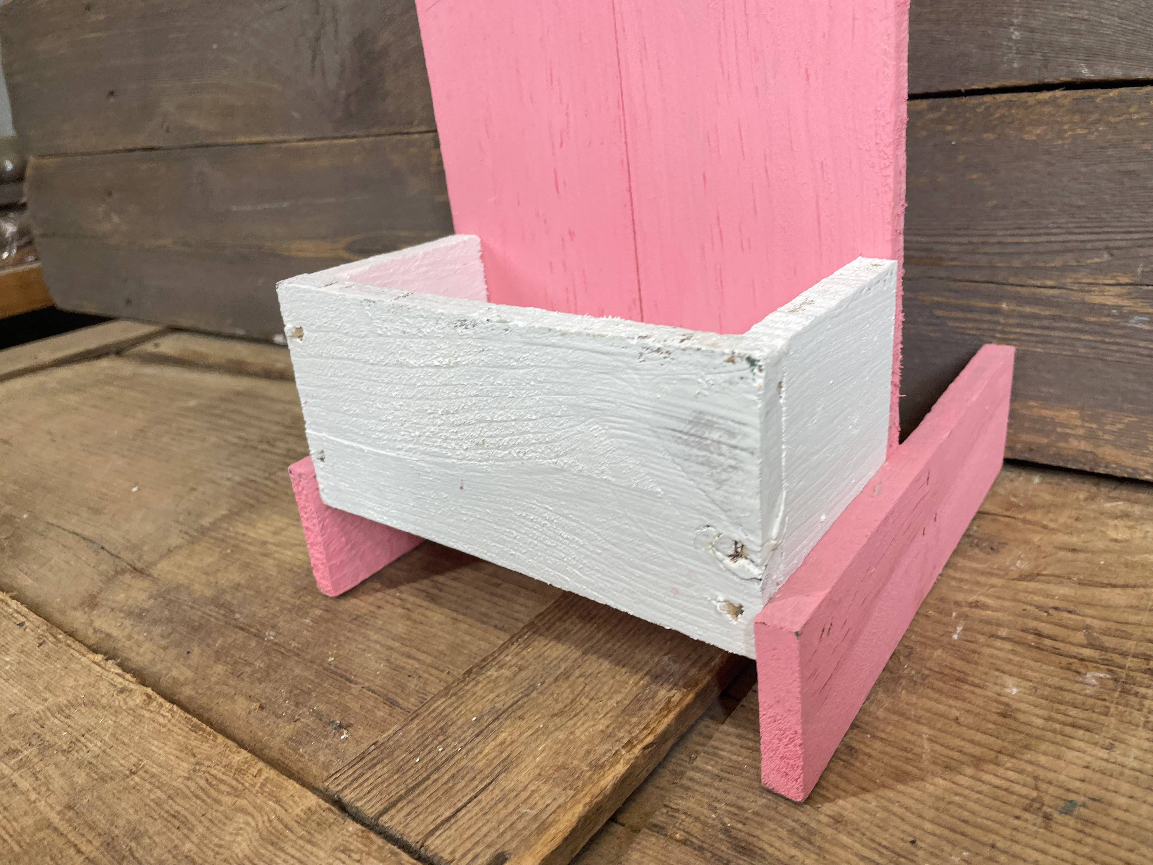 My Amigos Imports - Venta al por mayor Adornos/decoración de exteriores - LIQUIDACIÓN-Conejo de Madera Decorativo de Primavera-Arte de Jardín-8x23-$62