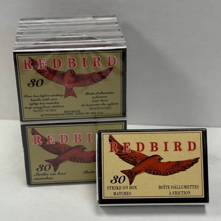 Red Bird Pocket Match for wholesale by D.D. Bean and Sons Co.