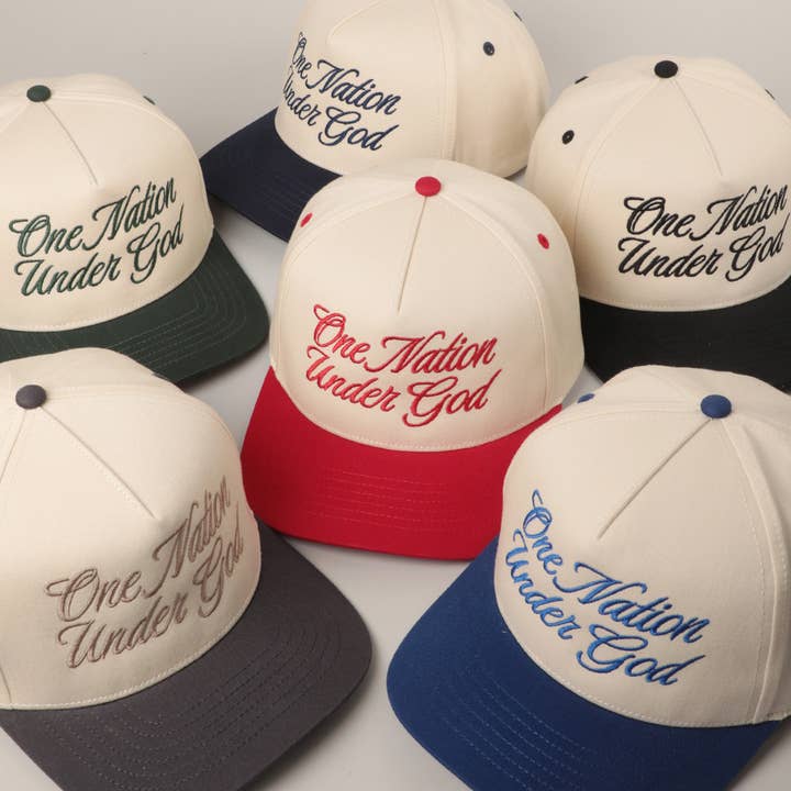 Fashion City - Wholesale Truckerpet - Uniseks - One Nation Under God Two-Tone Truckerpet27