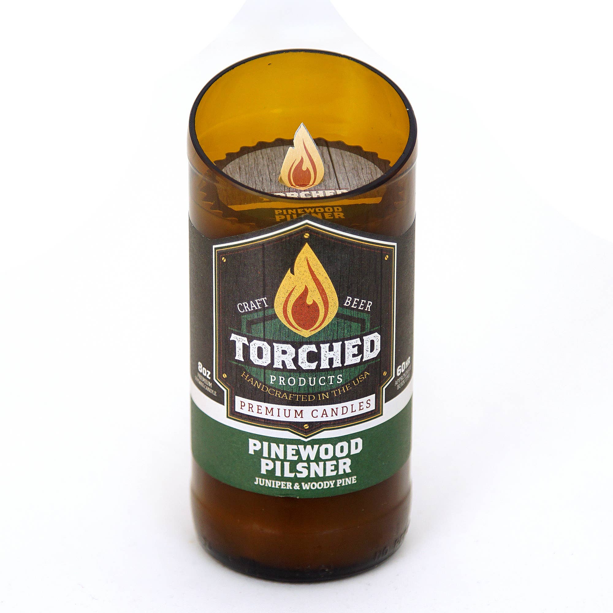 Torched Products - Venta al por mayor Velas en tarros - Vela para botella de cerveza, 8 oz, fragancias variadas, paquete de 12, otoño2