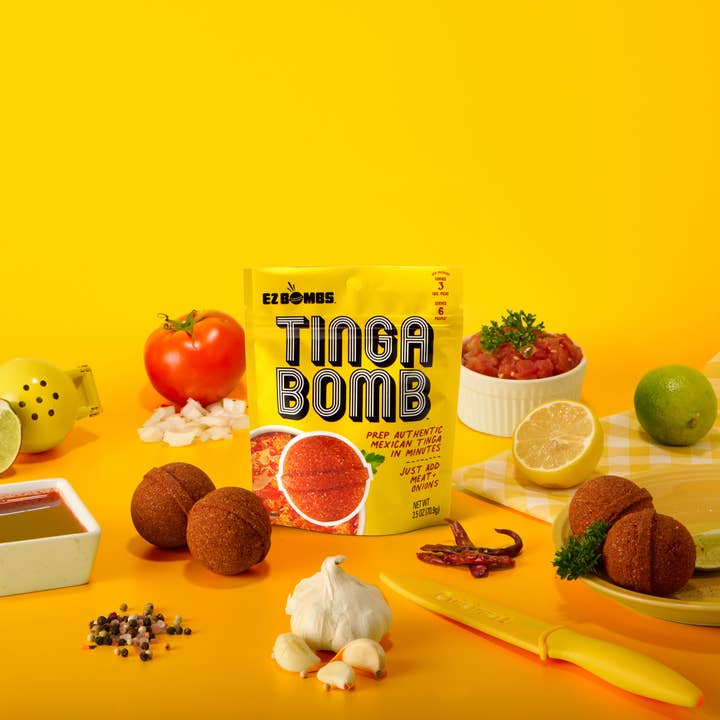 EZ Bombs – wholesale Dried spice mix – Tinga Bomb Seasoning – Single Pack by EZ Bombs (24 Units/Cas2