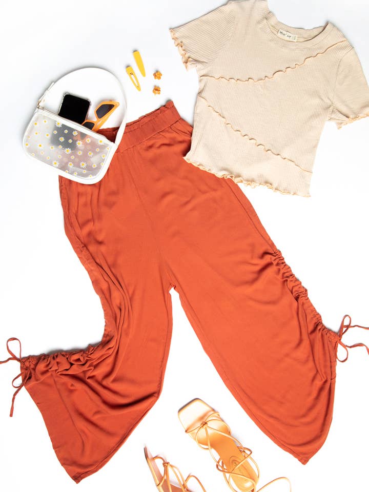 NP70109-Pantalon froncé Palazzo pour la vente par VERY J