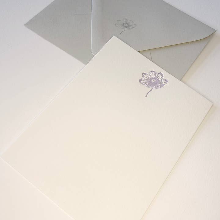 Rust Belt Love Paperie - Wholesale Stationery/Notecard Set - Cosmo Flat Card Pack- Letterpress1