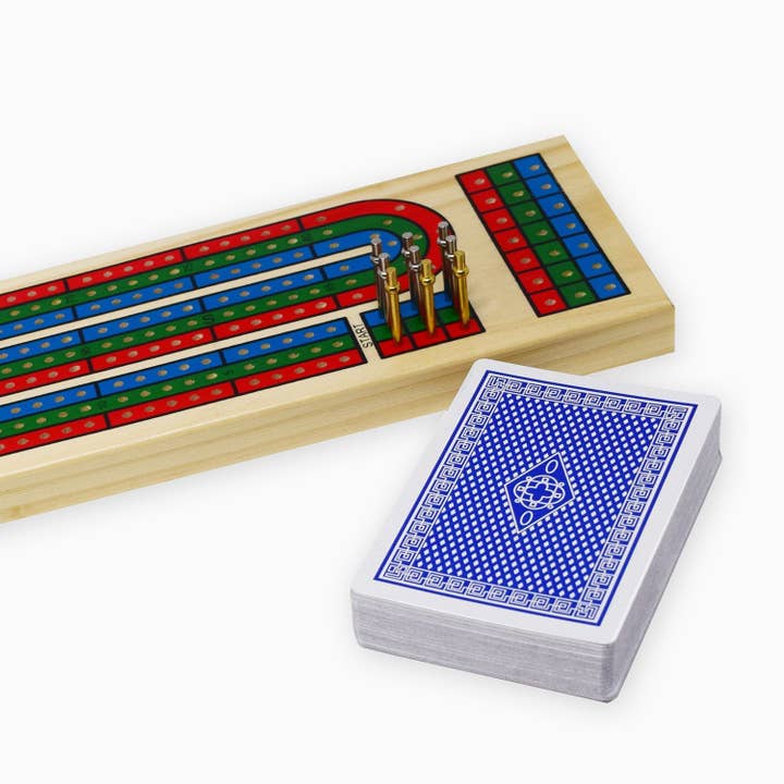 Regal Games - Wholesale Board Game - Cribbage Classic 3-Track Foldable Board Game7