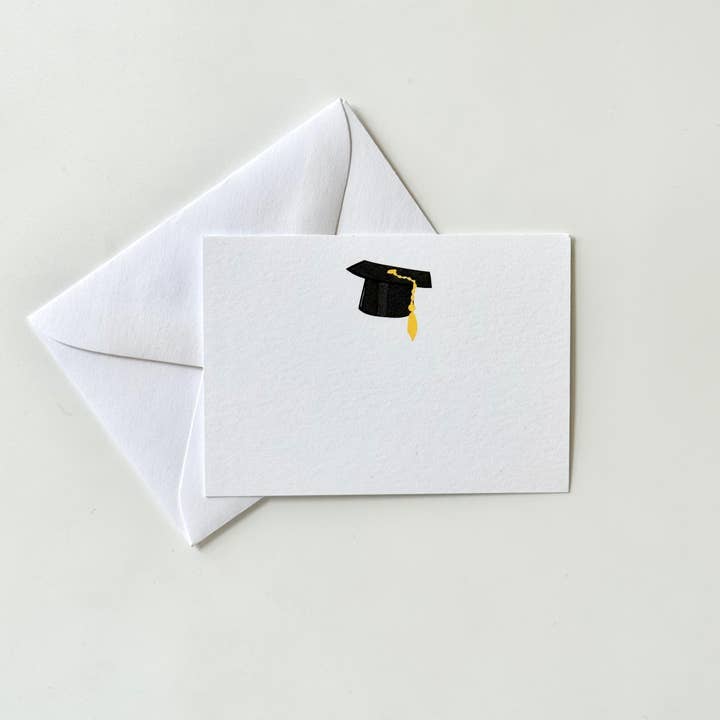 Graduation Cap, Black - Gift Enclosures for wholesale by Georgetown Paperie