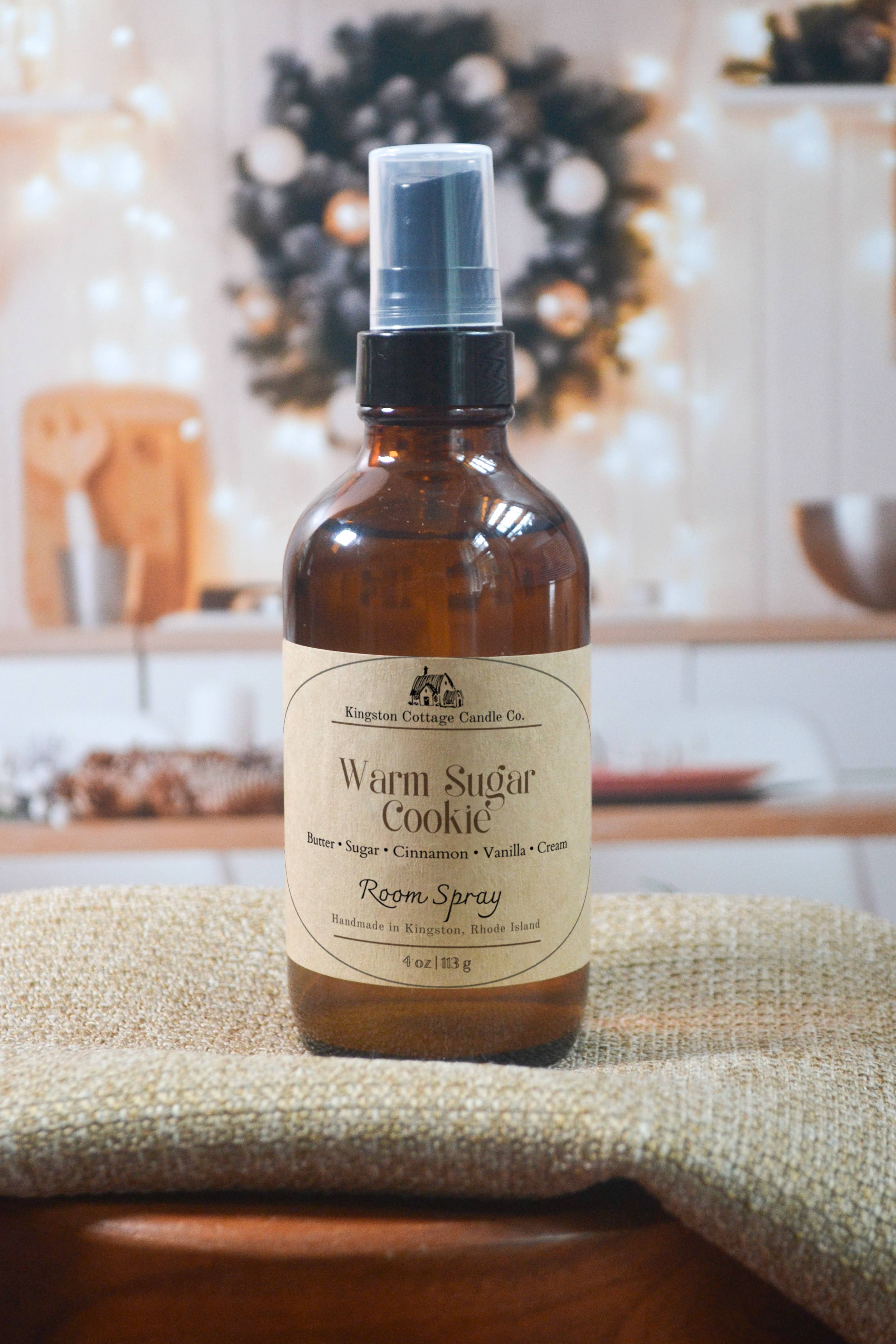 Kingston Cottage Candle Co. - Wholesale Room & Linen Spray - Warm Sugar Cookie Room Spray