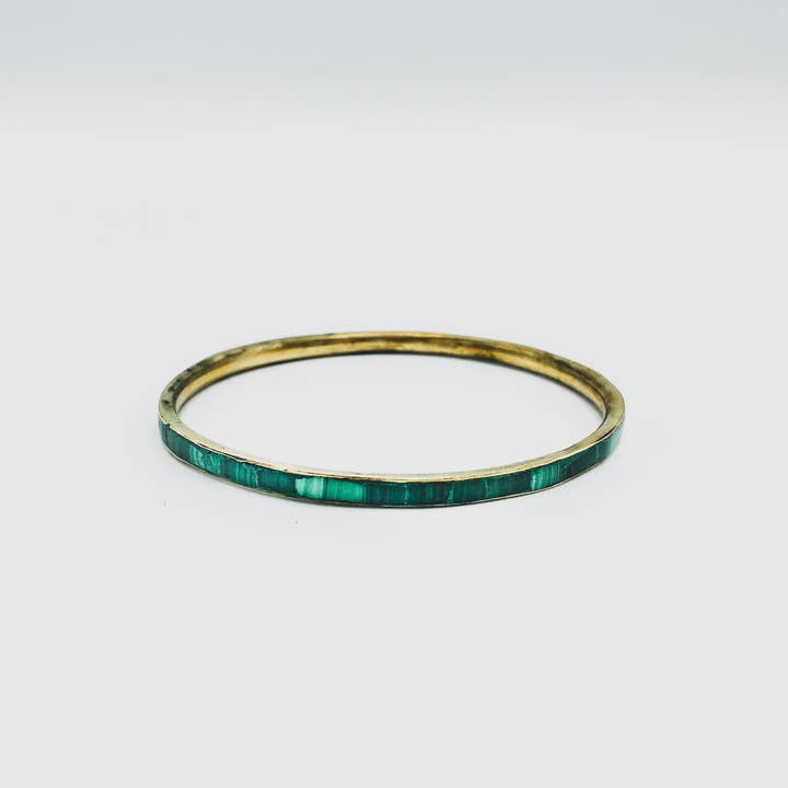 Brazalete de malaquita para venta al por mayor de Amani ya Juu