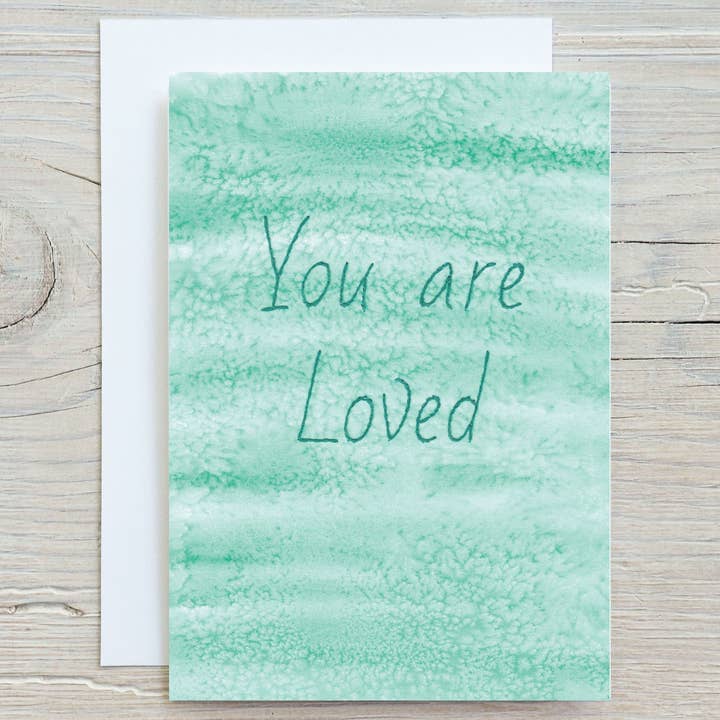 You are Loved Greetings Card for wholesale by NaviStitch