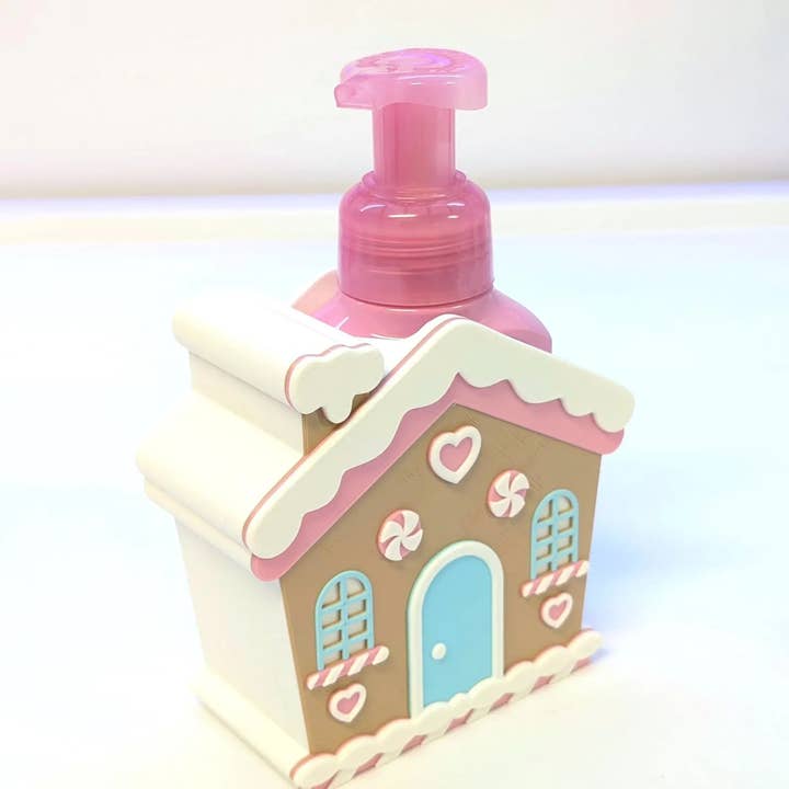 Soap Holder - Gingerbread House (Fits BBW Foaming Soap) for wholesale by Small Biz Shipping Co