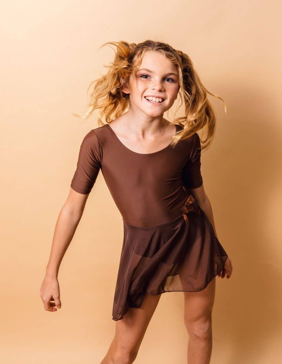 Leveret Pajamas - Wholesale Leotard - Kids - Kids Skirt Leotard2