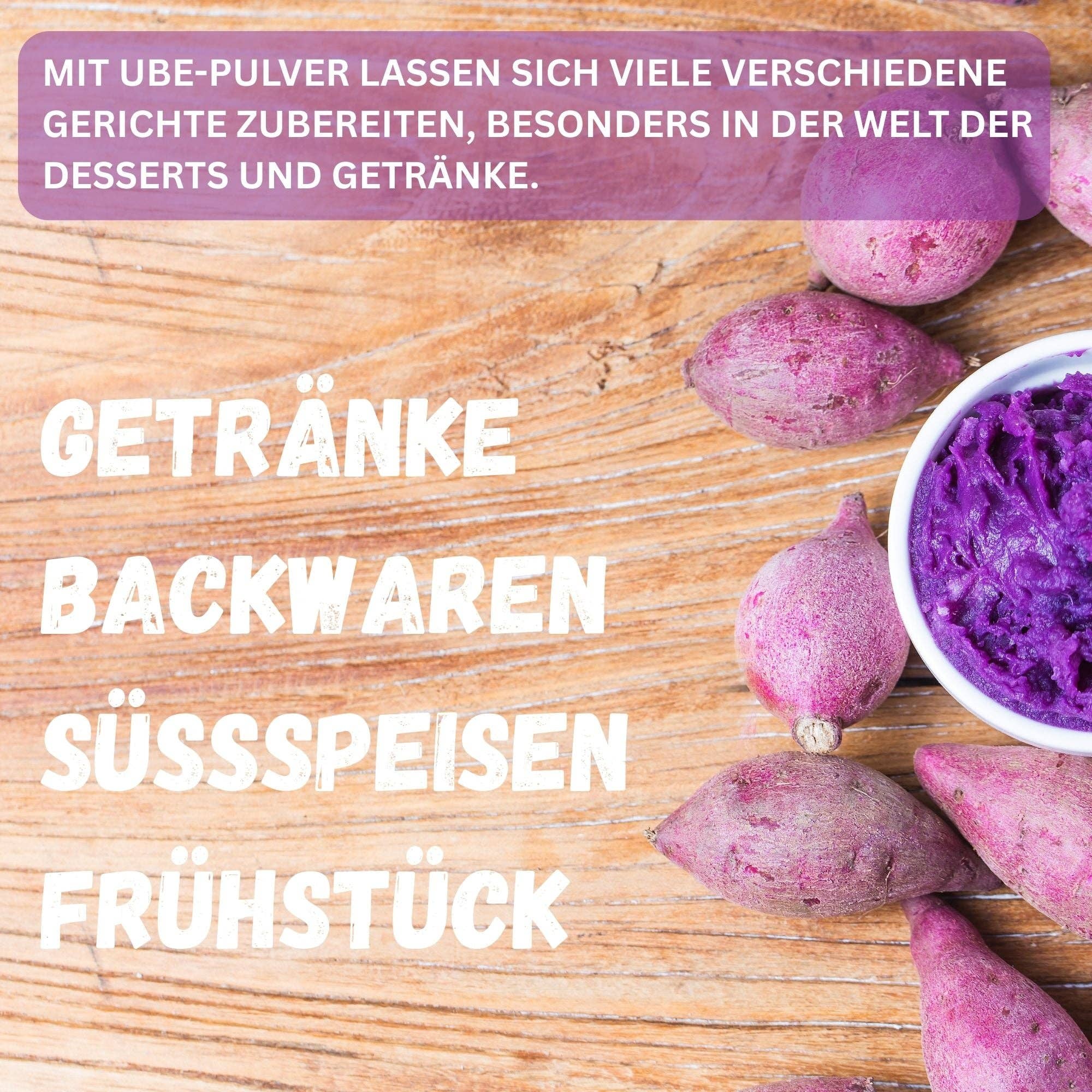 Biomatea – Großhandel Protein-/Superfood-Pulver – Lila Süßkartoffel Pulver 100 g – Premium Ube Powder, Purple Sweet Potato Powder, naturbelassen & rein8