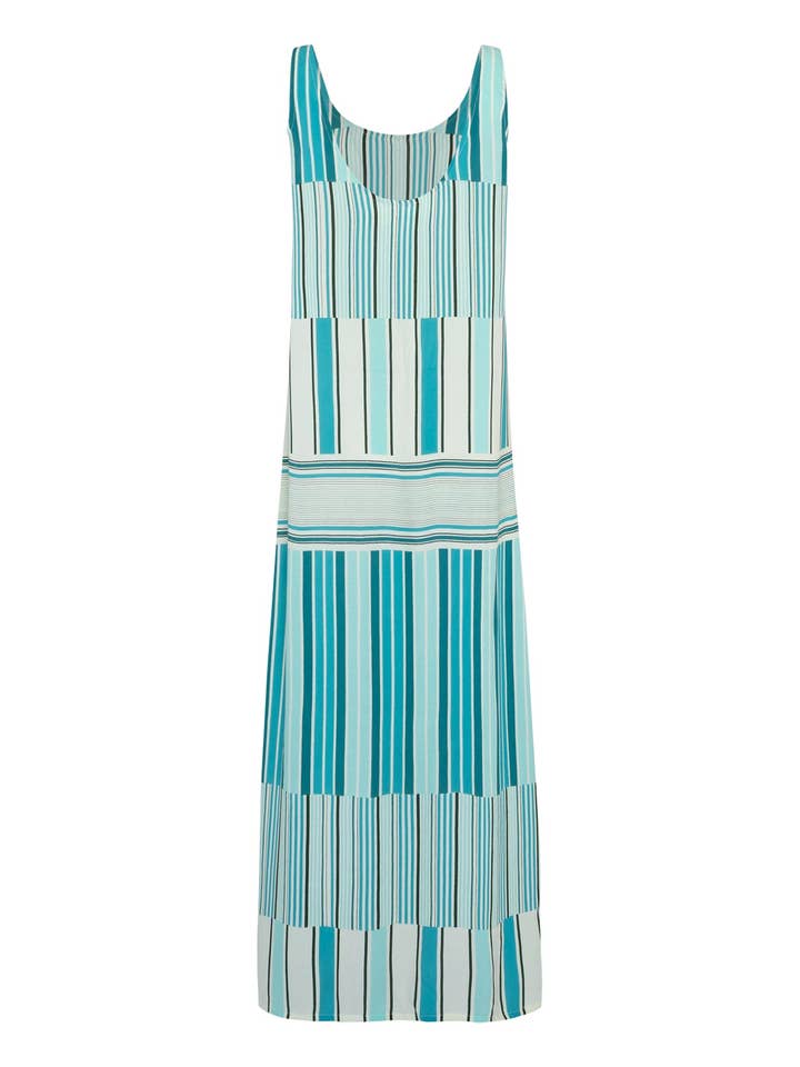 State of Georgia - Vente Robe – femme - LA ROBE PAMELA - LUNA STRIPE2