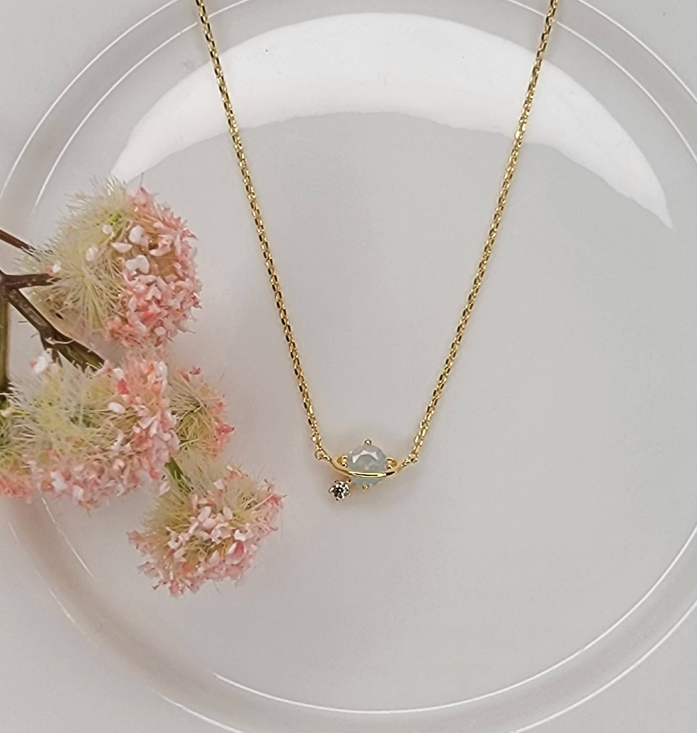 BETTYOH INC – wholesale Pendant/charm necklace – OPAL PLANET NECKLACE.0