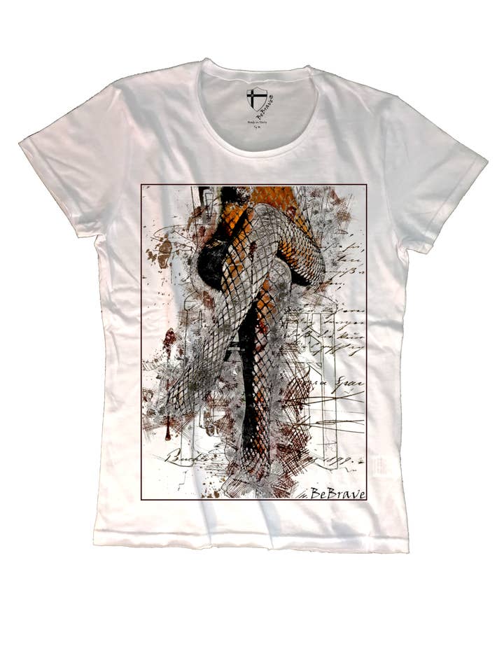 T-SHIRT HOMEM ALGODÃO COM ESTAMPA MULHER BELAS PERNAS por atacado de BeBrave