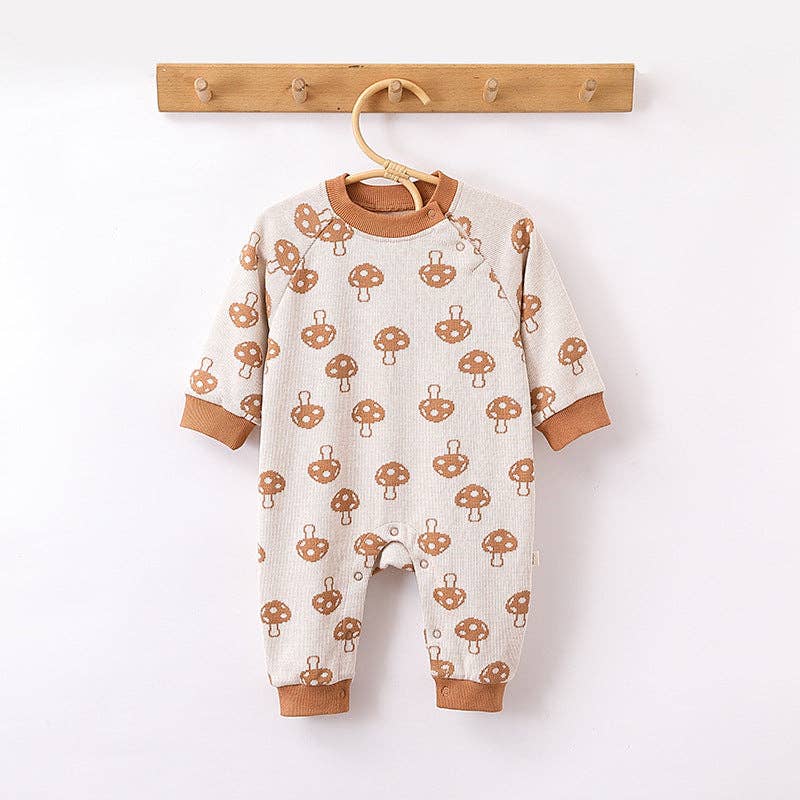 MyKids-USA® – Engroshandel Romper - Baby – Efterår og forår ankomst baby unisex dyremønster langærmet rund hals romper6