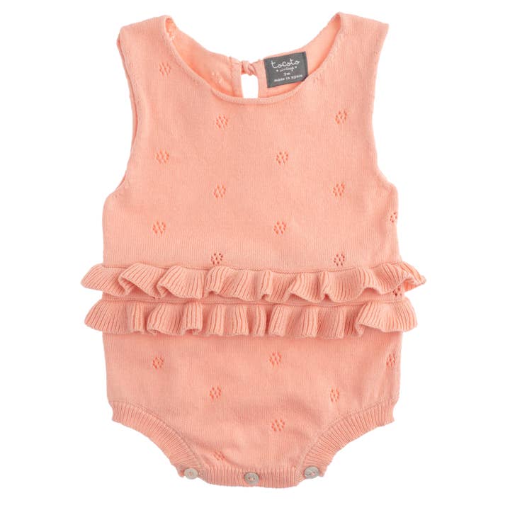 Body de malha para bebê S40921 por atacado de Tocoto Vintage