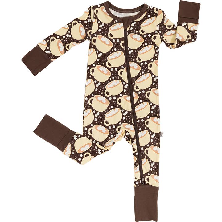 Coconut Pops - Wholesale Sleepsuit - Baby - The Poppy in Hot Chocolate