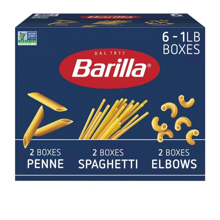 Majestic Wholesale – wholesale Pasta – Barilla Pasta Variety Pack, 1 lb., 6 pk.