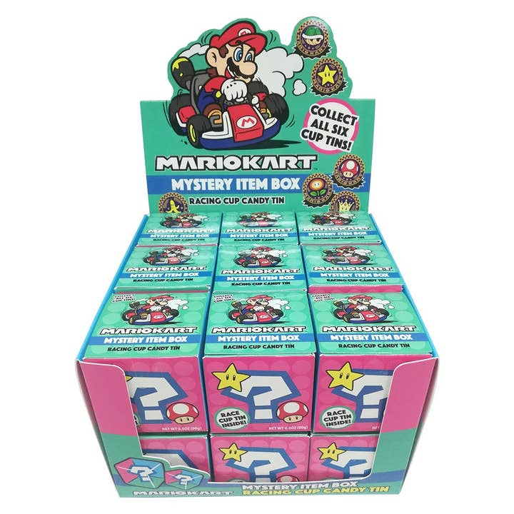 Grandpa Joe's Candy Shop - Wholesale Hard Candy - Nintendo Mario Kart Blind Box, 0.7oz, 18ct