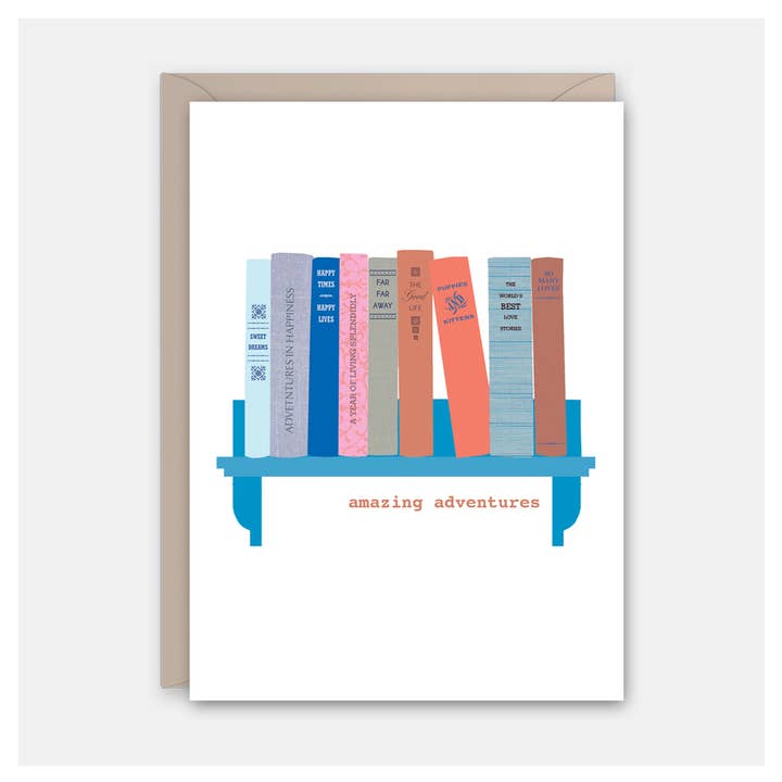 Bokhylla - födelsedagskort för wholesale av Rock Scissor Paper