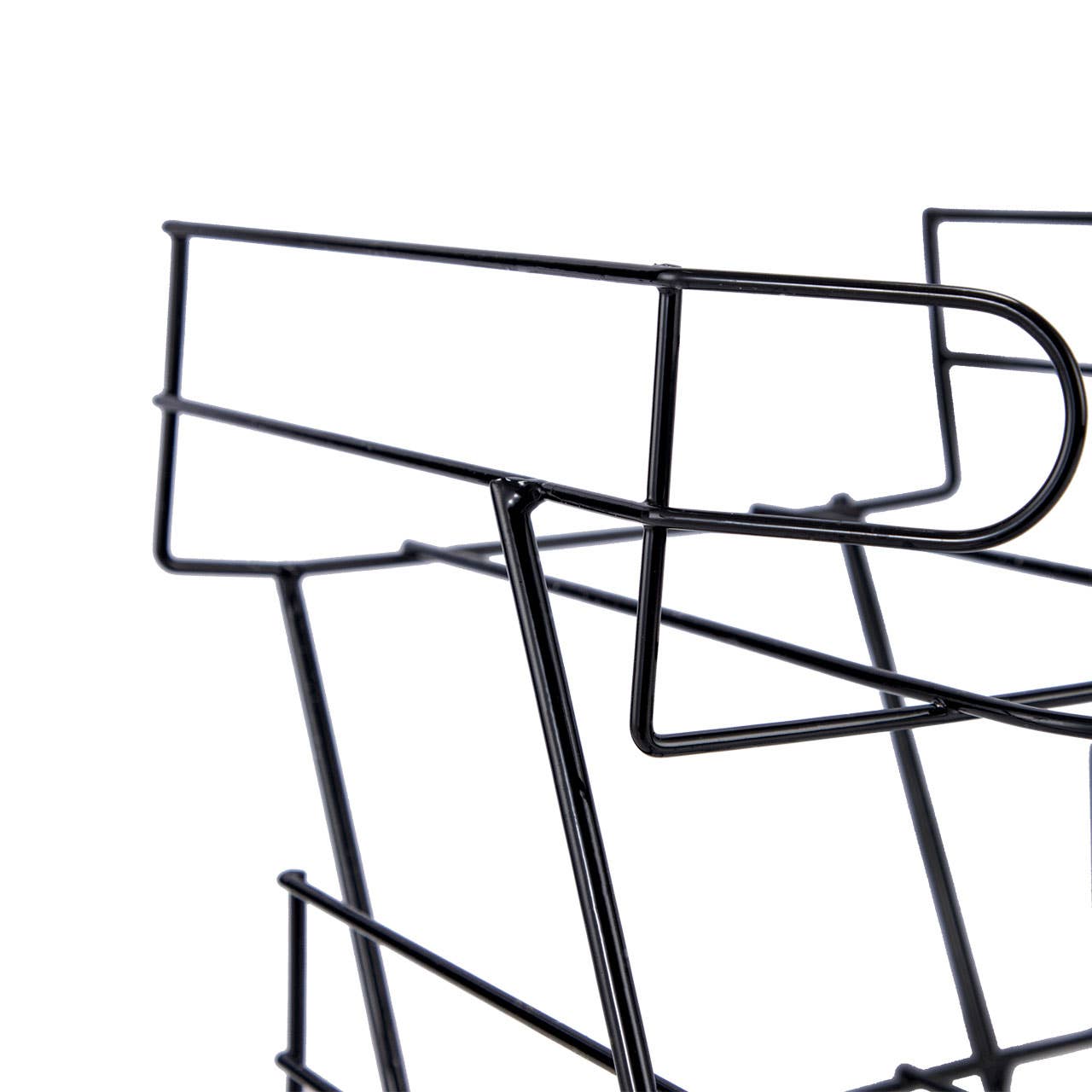 Store Supply Warehouse - Wholesale Retailer Display - Accessories - 4-Tier Black Countertop Cap Display - 20"H x 16"D x 9¼"W7