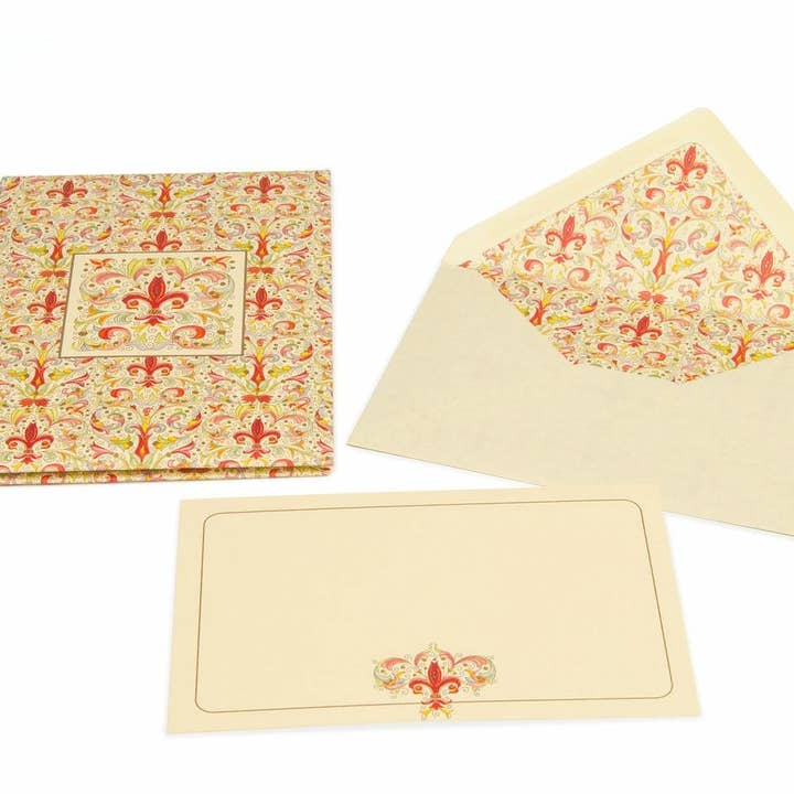 San Lorenzo Design – Engroshandel Brevpapir/sæt med noteskort – Portefølje Cards Large Size, Notekort, Italiensk Papir