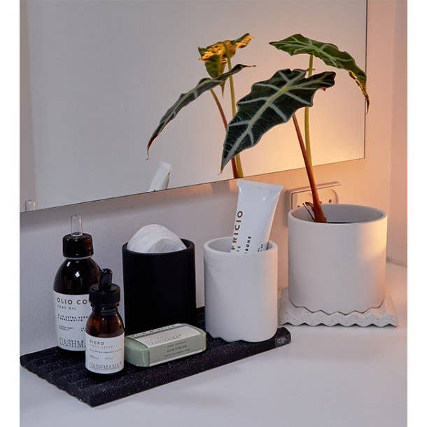 Lübech Living - Wholesale Decorative Tray - Wave Tile, Black Mix.3