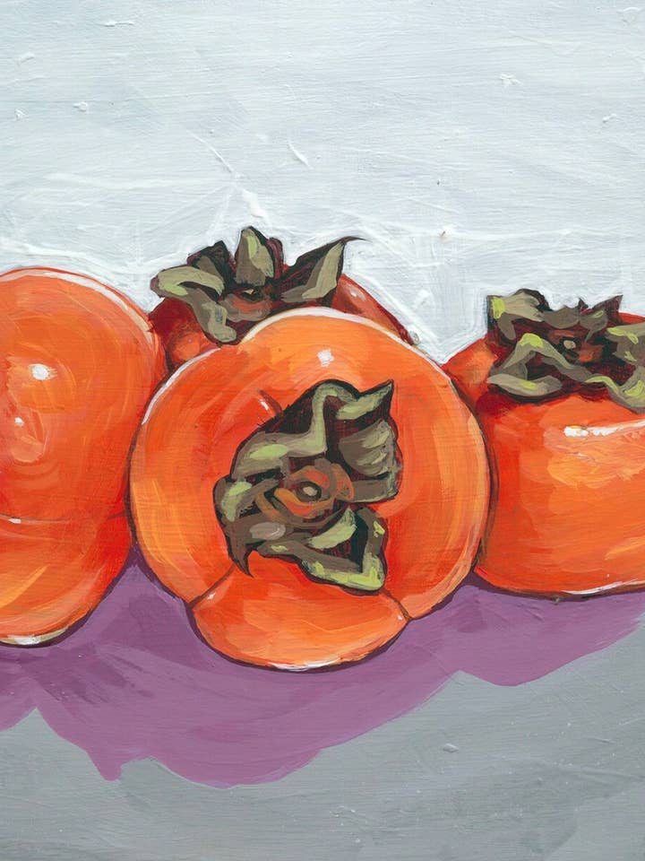 Persimmons, archivalischer Giclée-Druck, 11 x 14 Zoll für den Großhandel von Chris Granillo Art