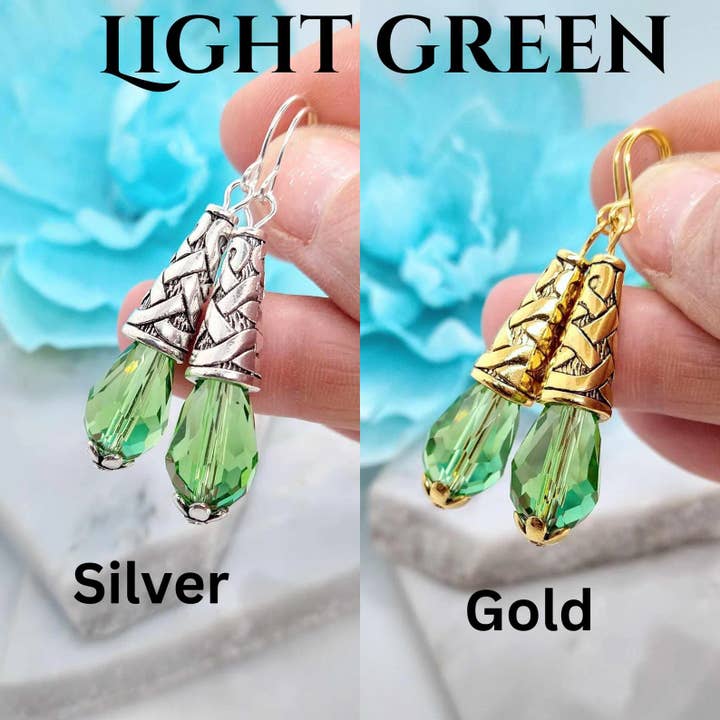 Bad Apple Designs - Wholesale Dangle Earrings - Crystal Teardrop Dangle Earrings For Women1