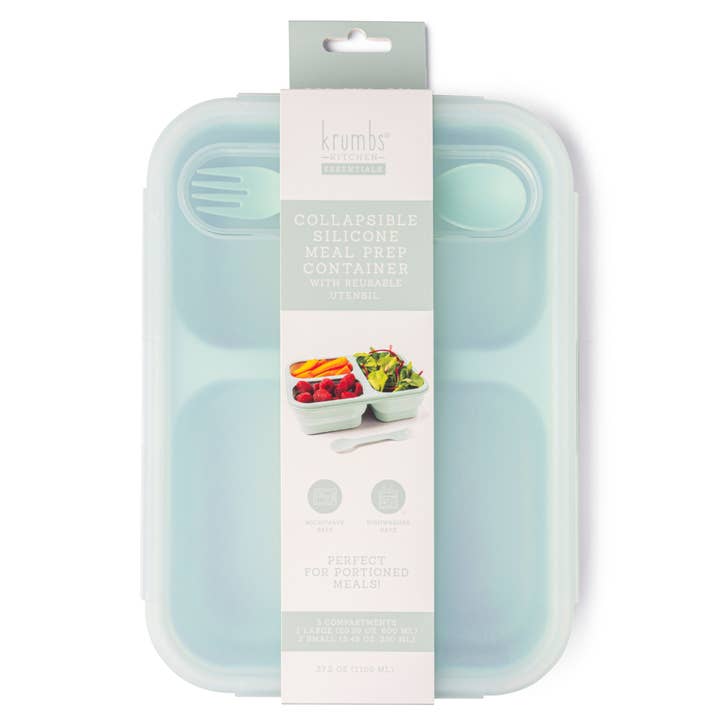 DM Merchandising - Wholesale Food Storage Container - Krumbs Kitchen Collapsible Silicone Meal Prep Cont Open Stoc5