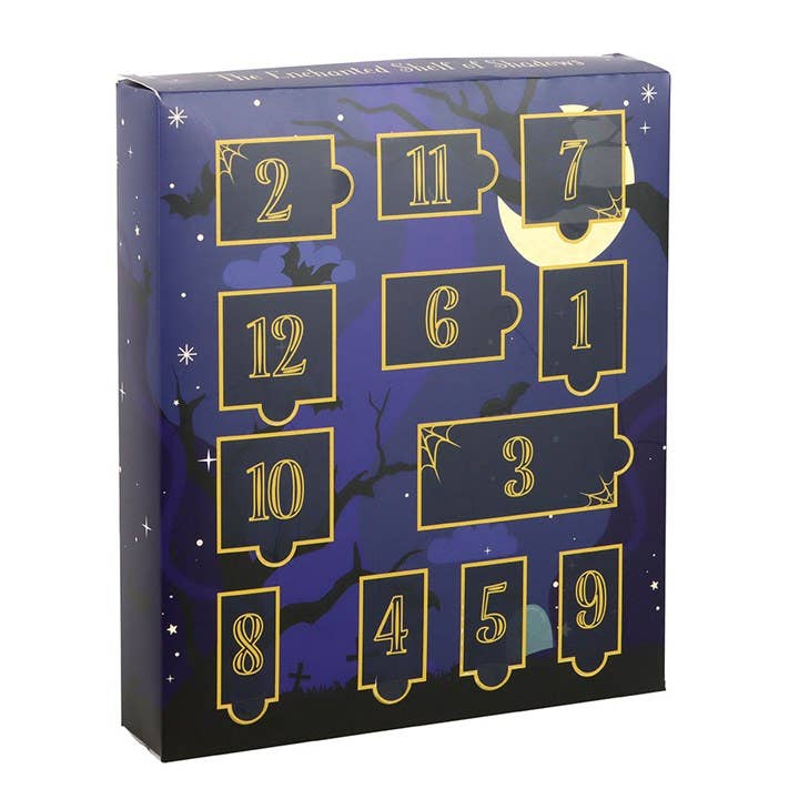 Something Different Wholesale - Wholesale Advent Calendar - Shelf of Shadows 12-Day Halloween Advent Calendar1