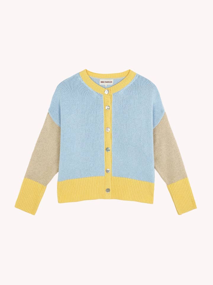 Leti Yellow Cotton Cardigan for wholesale by MindTraveler