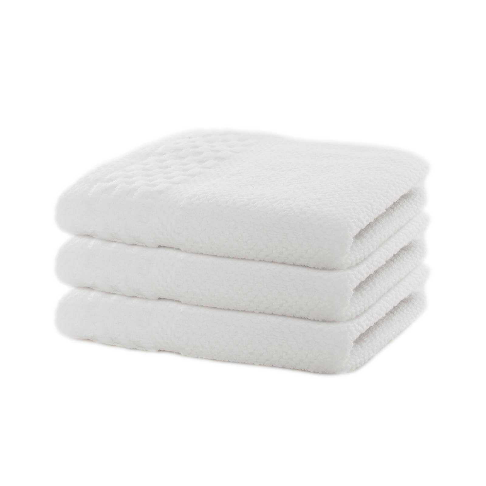 Cozablu Home - Wholesale Washandje - Witte 12-delige washandjesset 100% katoen 13x13 gezichtsdoekjes1