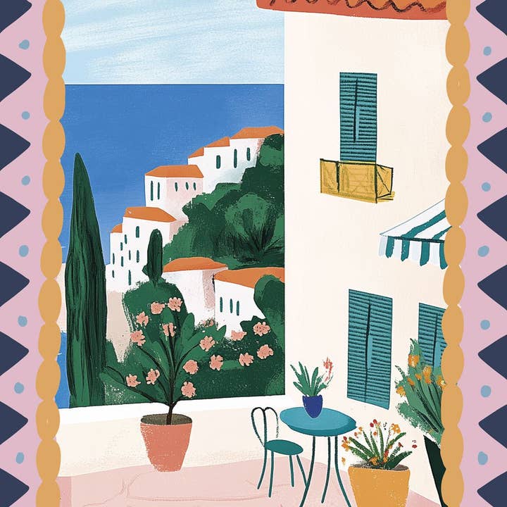 MokaMouse - Wholesale Poster - Amalfi Fiorita – Italian Summer Poster Wall Decoration